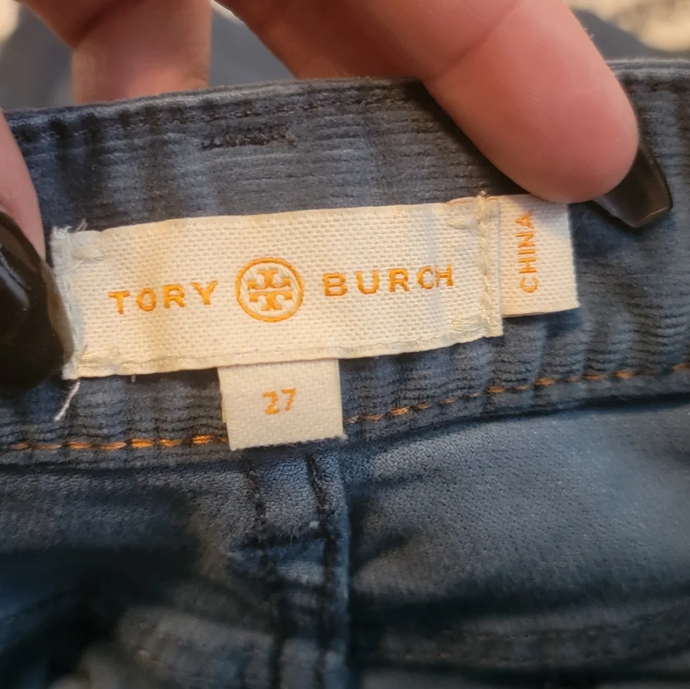 Tory Burch Women's Skinny Pants in Deep Blue